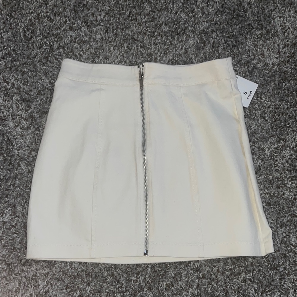 White Mini Skirt